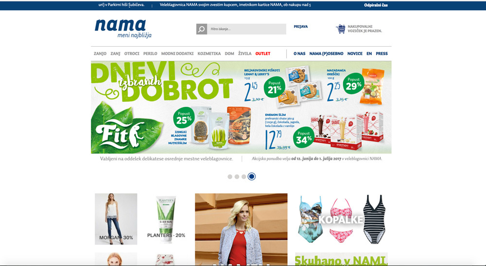 Web shop Nama