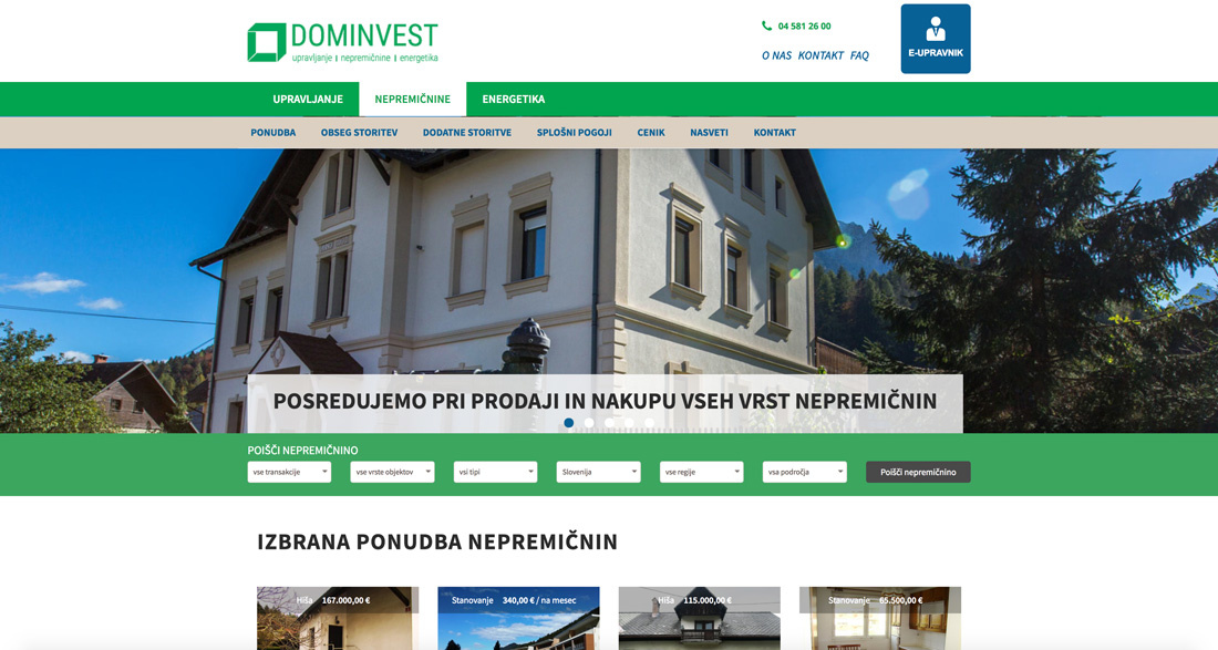 Dominvest nekretnine