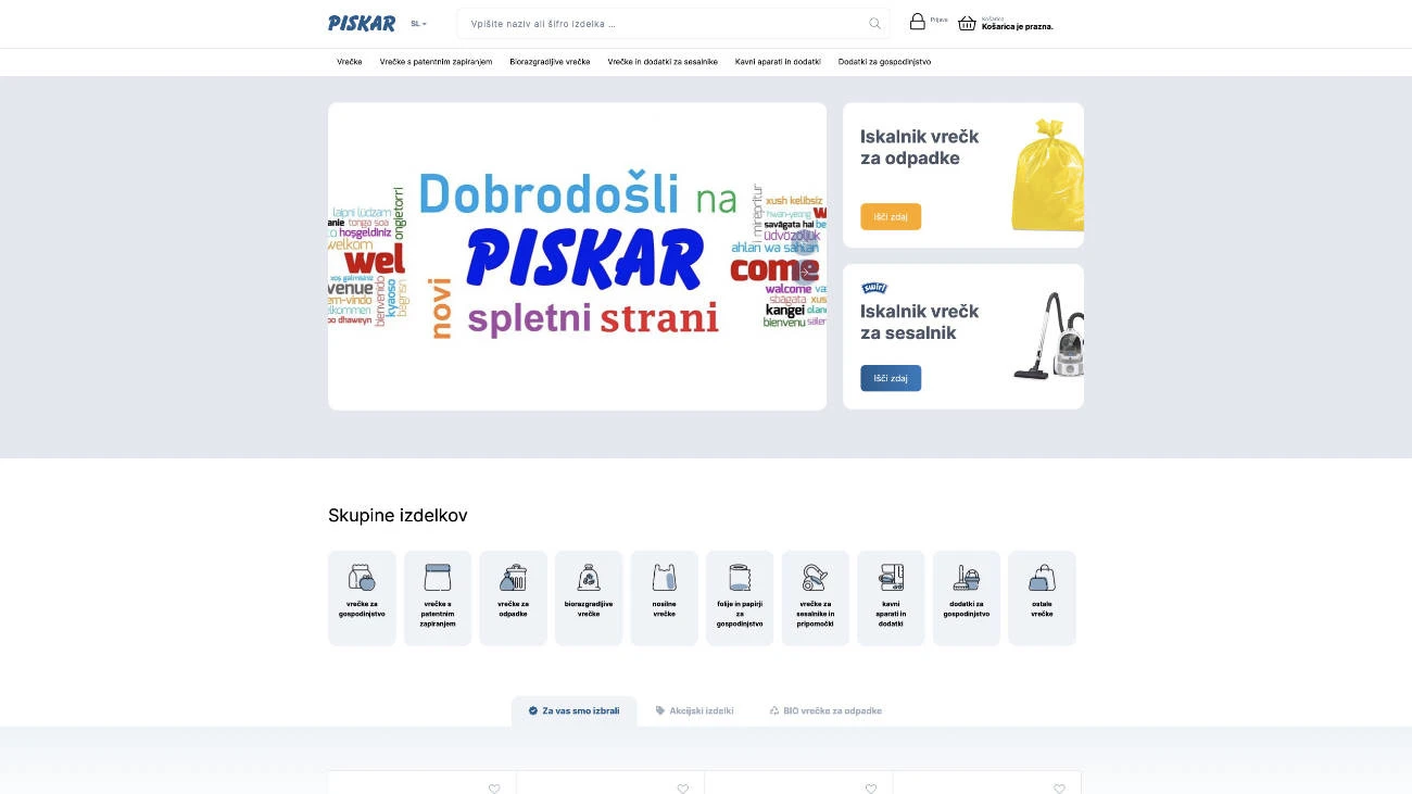 Spletna trgovia Piskar 2023