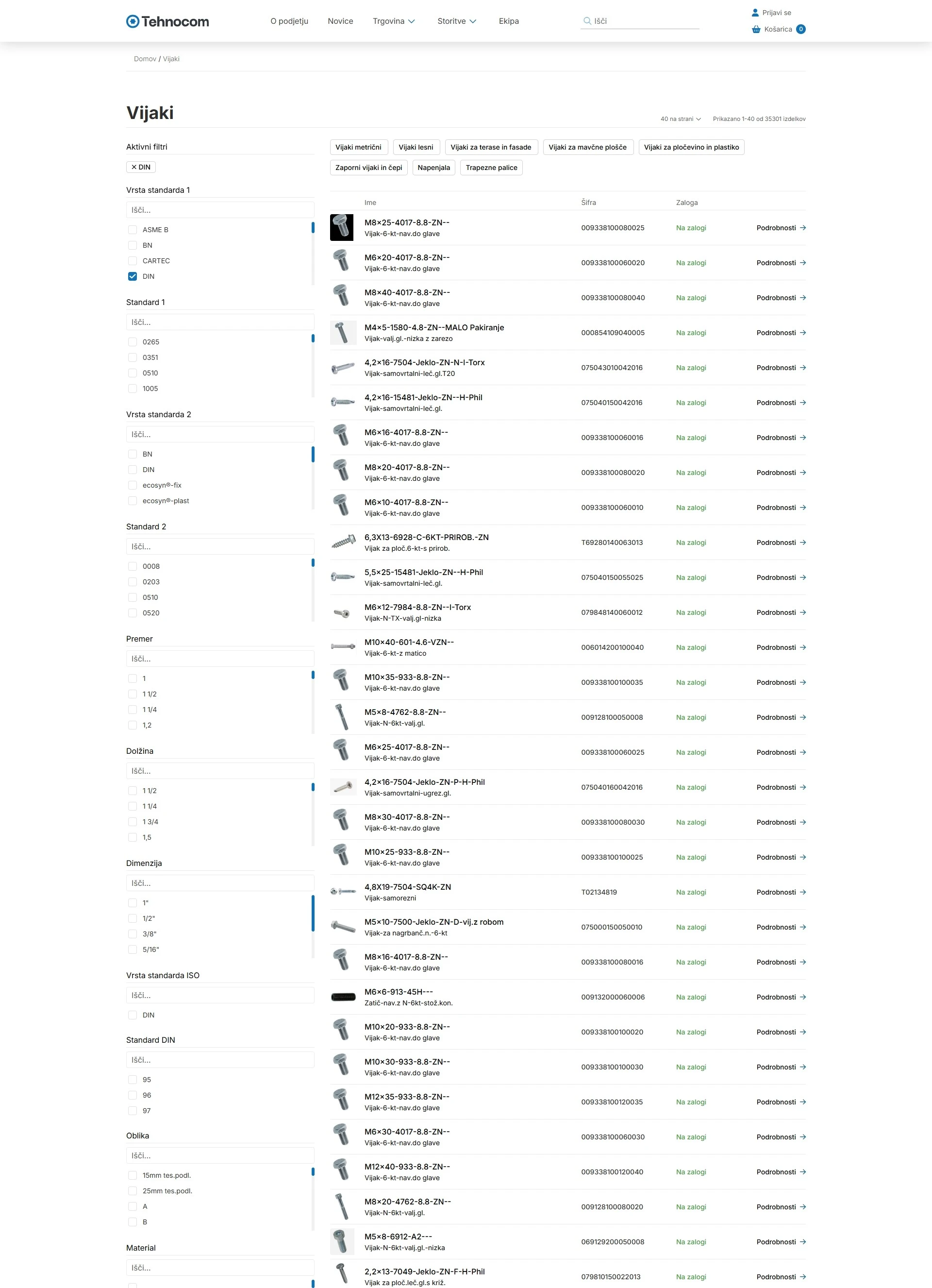 Web-trgovine/tehnocom
