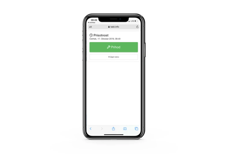 Registracija telefonom - dolazak